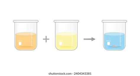 Acid Base Reaction Chemical Reaction Neutralization Stock Vector ...