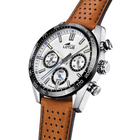 RELOJ DE HOMBRE LOTUS CHRONO CON ESFERA PLATEADA 18915 1