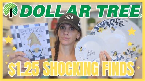 WOW DOLLAR TREE HAUL Bargain Shopping For 1 25 Finds HUGE NEW