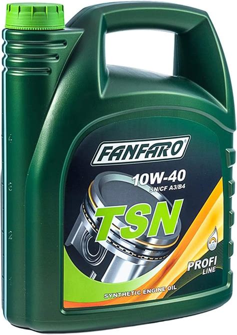 Fanfaro TSN 10W40 Semi Synthetic Engine Oil 5L 10W40 API SN SM CF