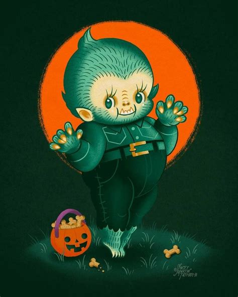 Every Night I Feel The Spectre Lurking In My Dream Halloween Art