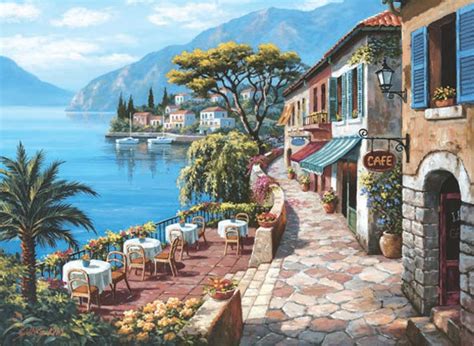 Comprar Puzzle Anatolian Overlook Cafe II De 1000 Piezas De Sung Kim