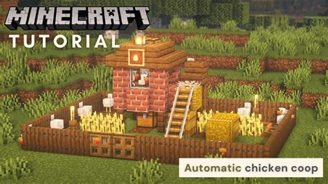 Minecraft｜how To Build A Automatic Chicken Coop ｜ 自動雞舍 Youtube