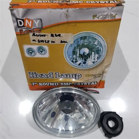 Jual Lampu Sealed Beam Head Lamp Crystal Kristal Bulat H4 7 7 Inch 7