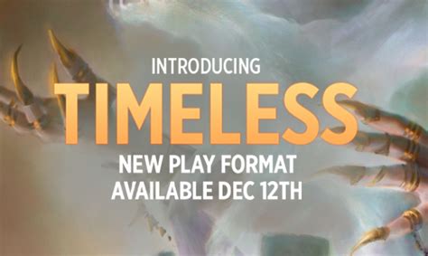 ICv2 Wizards Of The Coast Announces New Timeless Magic The Gathering