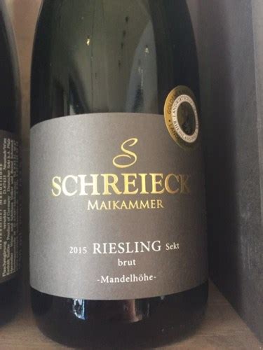 Schreieck Maikammer Mandelhöhe Riesling Sekt Brut Vivino US