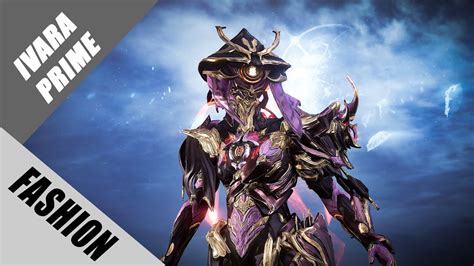 Warframe Fashion Frame Ivara Prime Night Huntress Youtube