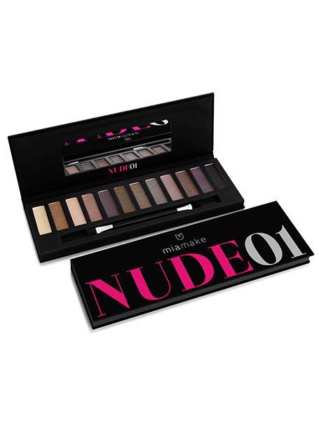 Paleta De Sombras Mia Make Nude 01 Distribuidora JCF Fornecedor De