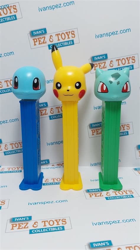 Pokemon Pez Pikachu Bulbasaur Squirtle