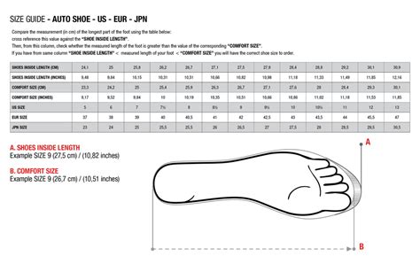 Alpinestars Size Chart