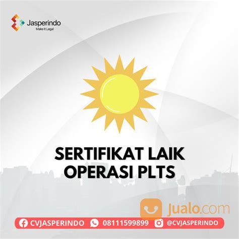 Sertifikat Laik Operasi Plts Di Kota Tangerang Selatan Banten