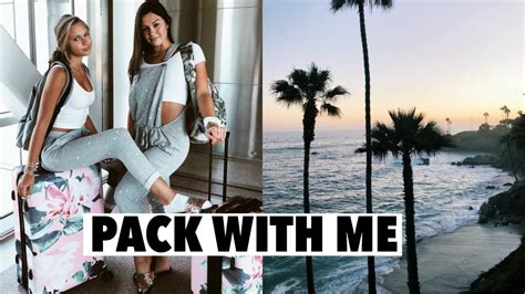 VLOG Pack With Me For Laguna Beach YouTube