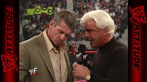 Ric Flair Talks To Mr Mcmahon Wwf Raw 2002 2 Youtube