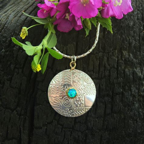 Large Round Pendant Necklaces Pendants By John And Dawn Field