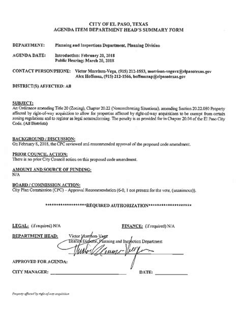 Fillable Online An Ordinance Amending Title Zoning Chapter Fax