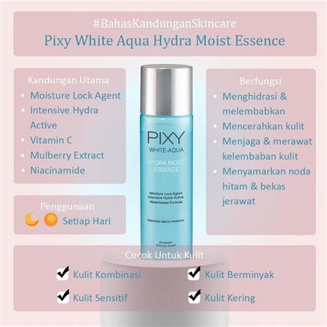 Jual PIXY WHITE AQUA HYDRATING MOIST ESSENCE PRELOVED Shopee