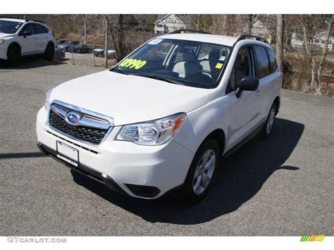 2016 Crystal White Pearl Subaru Forester 2.5i #138486495 Photo #10 ...