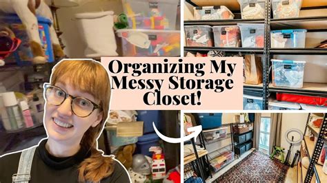 Massive Storage Closet Organizing And Decluttering Cleaning Out My