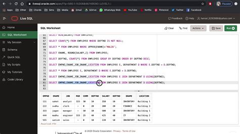 Itdb202 Sql Part 6 Multiple Tables Youtube