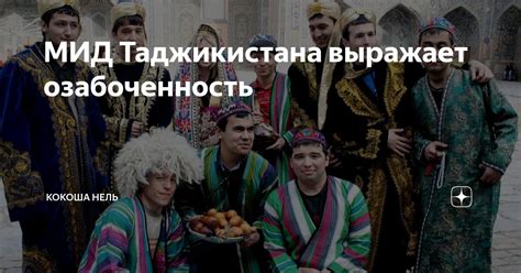 МИД Таджикистана выражает озабоченность | Кокоша Нель | Дзен