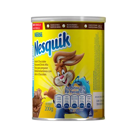 NESQUIK Chocolate en Polvo Lata 200g AlmacenNestlé do