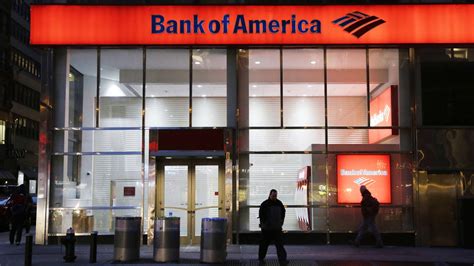 Download Bank Of America Facade At Night Wallpaper