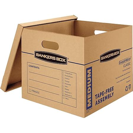 Amazon Bankers Box Smoothmove Classic Tape Free Moving Boxes