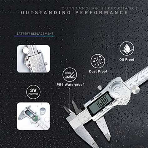 Digital Caliper Micrometer Measuring Tool 6 Inch 150mm Stainless