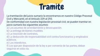 Juicio Sumario Y Todas Las Etapas Y Pptx Descarga Gratuita