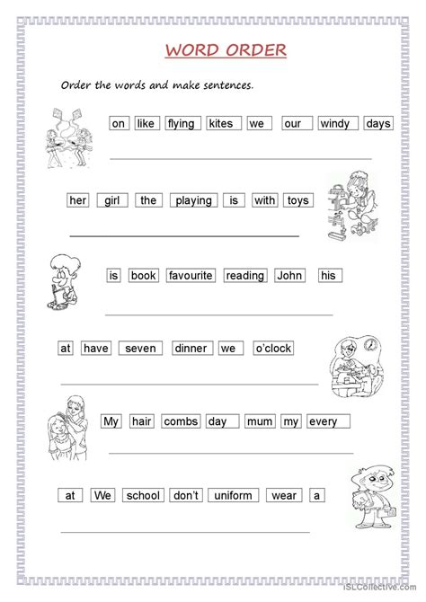 Word Order English Esl Worksheets Pdf And Doc