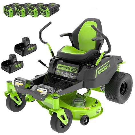 Greenworks Pro 60v 42 Inch Electric Zero Turn Lawn Mower Greenworks