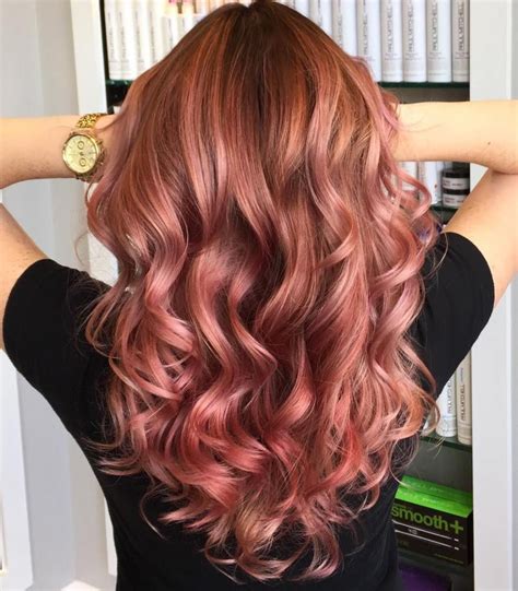 38 Brilliant Rose Gold Hair Color Ideas Cores De Cabelo Cabelo