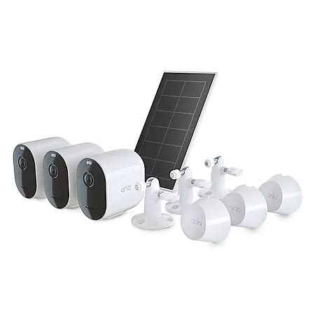 Arlo Pro 4 3 Cam Bundle (3 Cameras, 6 Mounts, + 1 Solar Panel) - Sam's Club