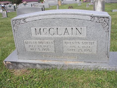 Quentin Squire McClain 1874 1952 Memorial Find A Grave