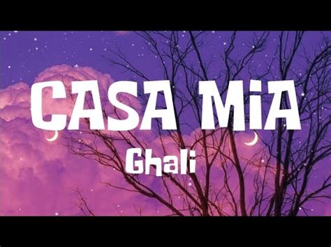 GHALI CASA MIA TESTO LYRICS SANREMO 2024 YouTube