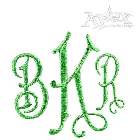 English Monogram Embroidery Font Apex Monogram Designs And Fonts