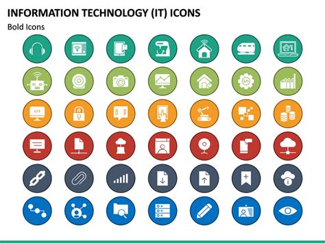 We provide a versatile Information Technology (IT) Icons PPT template to help IT professionals ...