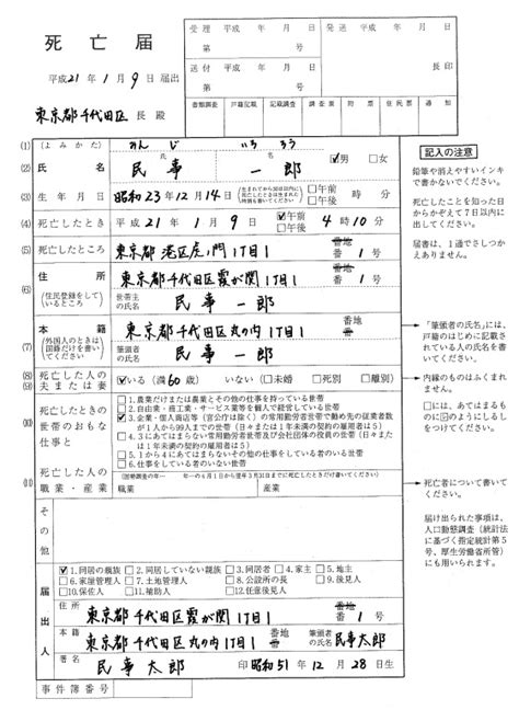 死亡届の書き方と死亡診断書の入手方法 東京の相続税申告専門【税理士法人ブライト相続】