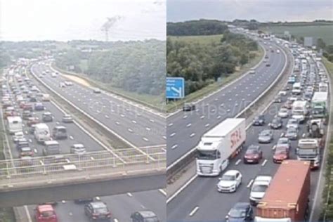 M1 Wakefield Crash Live Traffic Updates As Accident Closes Motorway