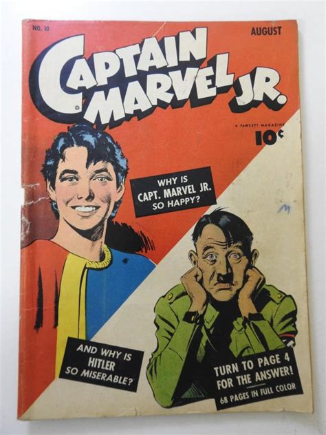 Captain Marvel Jr Gd Condition Cover Detached Comic