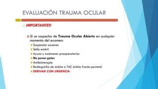 Trauma Ocular Pptx