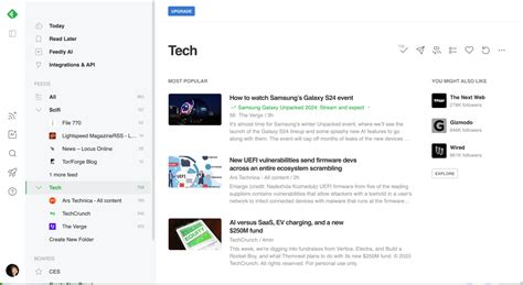 top  rss readers  keeping    news feeds  verge