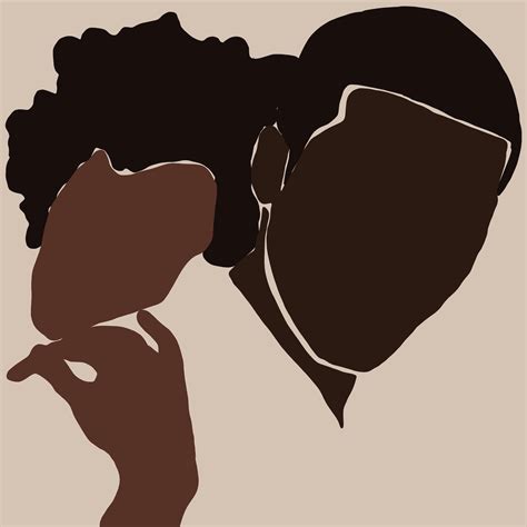 Black Love Art African American Couple Black Woman Art Etsy