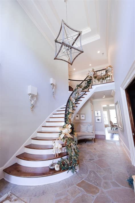 House Christmas Decoration Home Tour - grand & timeless! | bluegraygal