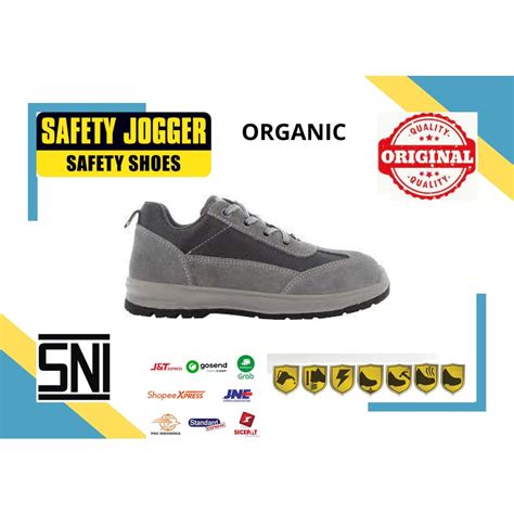 Jual Sepatu Safety Jogger Organic Safety Shoes Proyek Lapangan Original