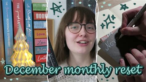 December Monthly Reset Decorating Journaling A Haul My December