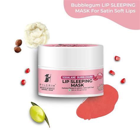 Buy Pilgrim Spanish Lip Sleeping Mask Bubblegum With Shea Butter