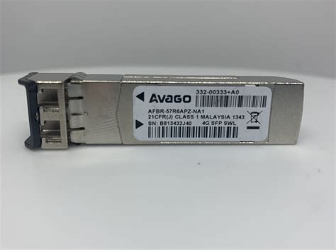 Avago Afbr R Apz Na Gb Sw Sfp Gbic Transceiver For Sale Online Ebay