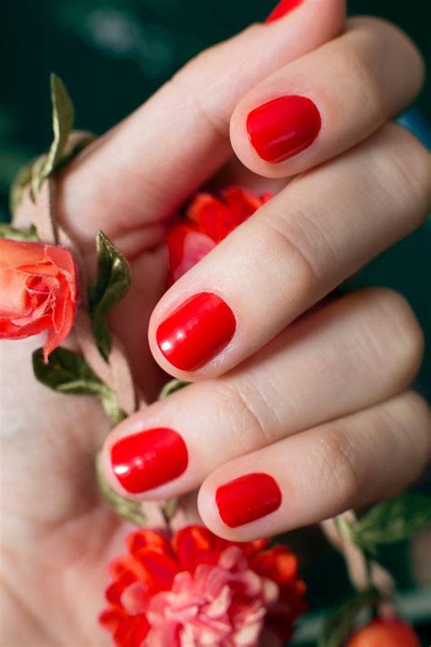 The Best Red Nail Polishes Of All Time Red Manicure Red Nail Polish