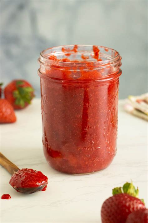 Low Sugar Strawberry Freezer Jam No Pectin